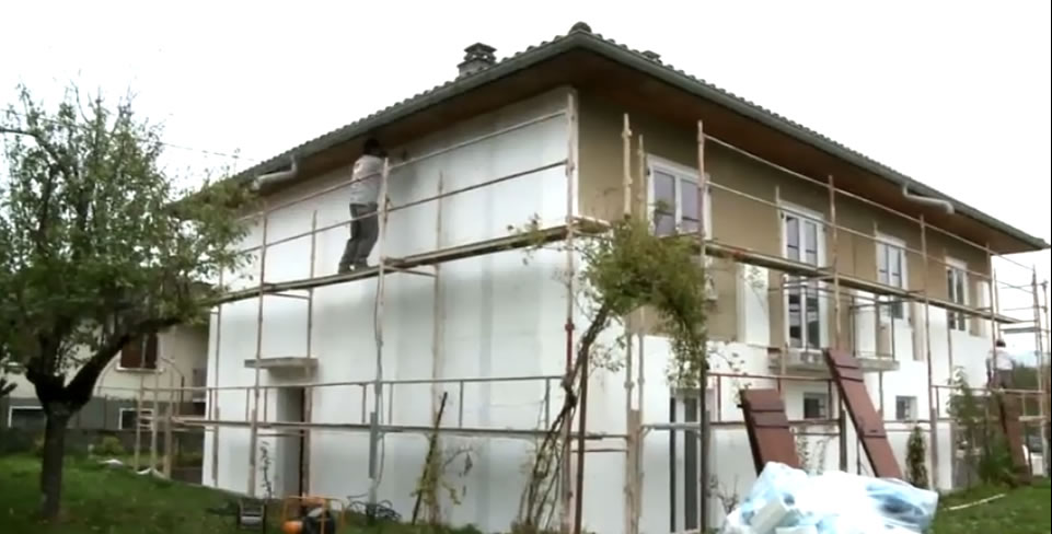 Isolation des murs par l'extérieur