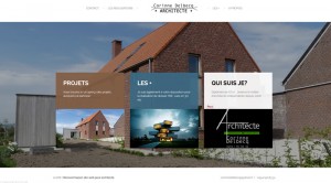 Création de site web pour un architecte